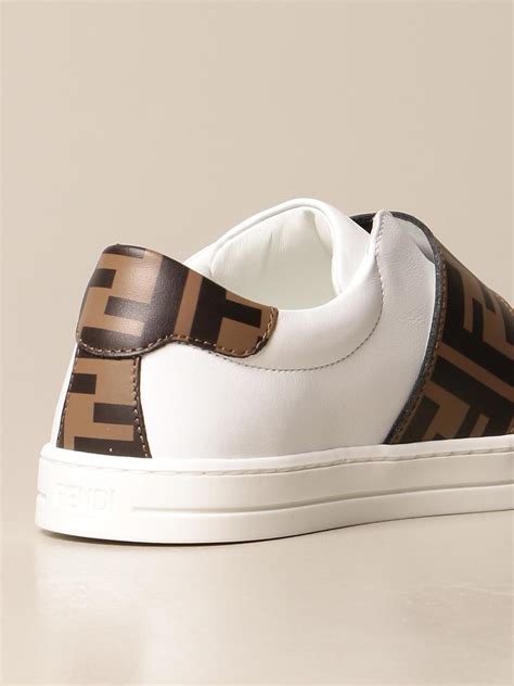 fendi white shoe|Fendi white sneakers women's.